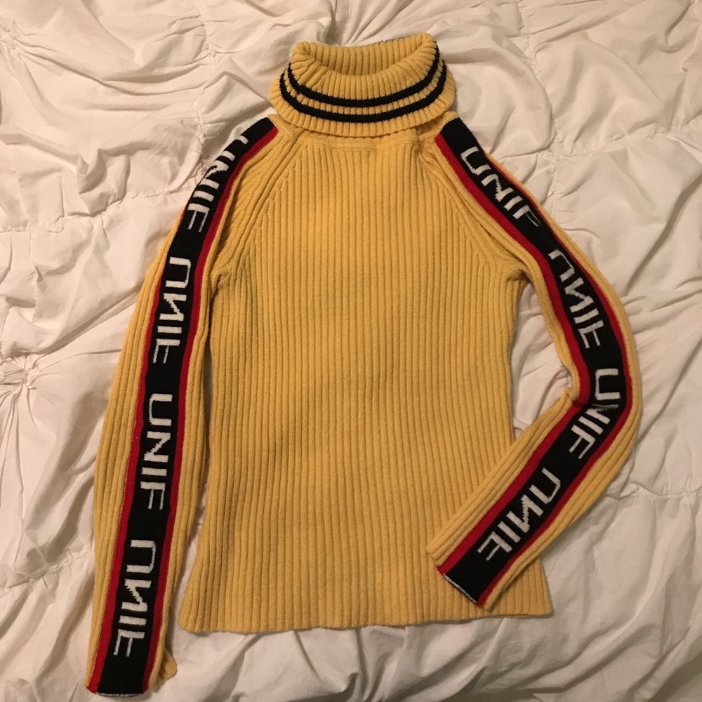 Like UNIF Badsport Mock Meck Yellow